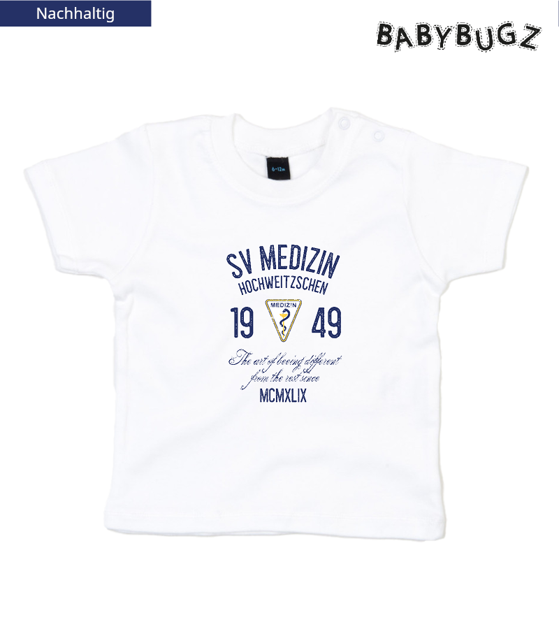 Babybugz Baby T-Shirt White "Isack"