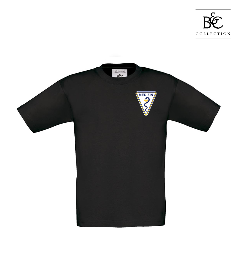 B&C Kinder T-Shirt Black "Anton"