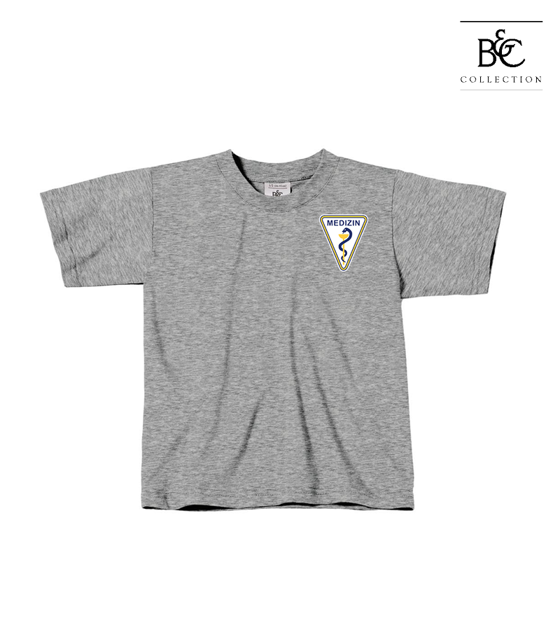 B&C Kinder T-Shirt Sports Grey "Anton"