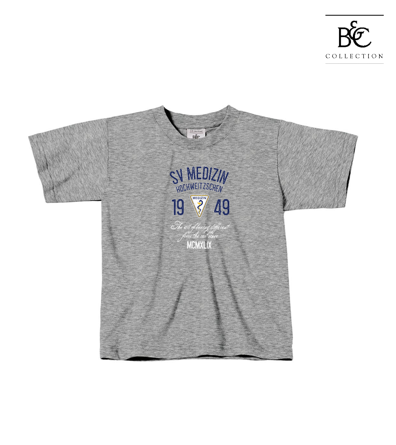 B&C Kinder T-Shirt Sports Grey "Isack"