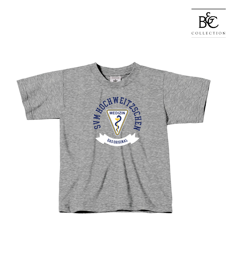 B&C Kinder T-Shirt Sports Grey "Bono"