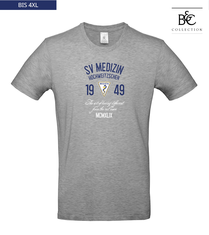 B&C Herren T-Shirt Sports Grey "Isack"