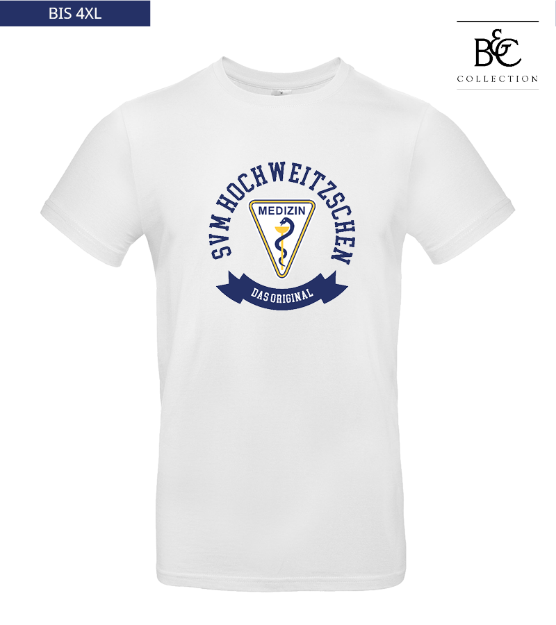 B&C Herren T-Shirt White "Bono"