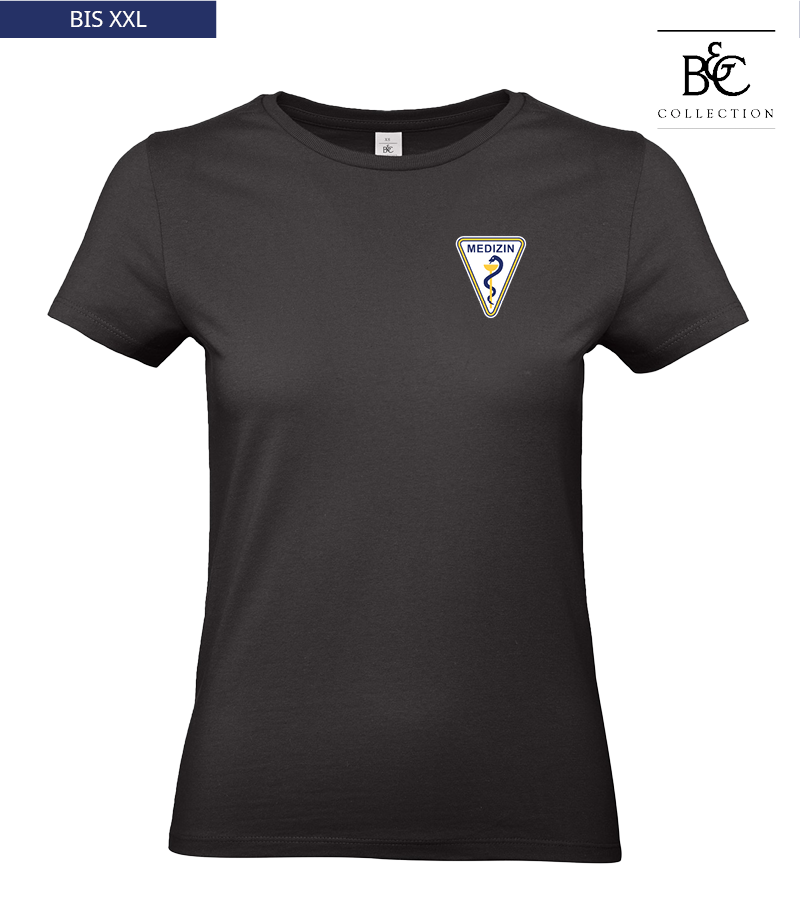 B&C Damen T-Shirt Black "Anton"