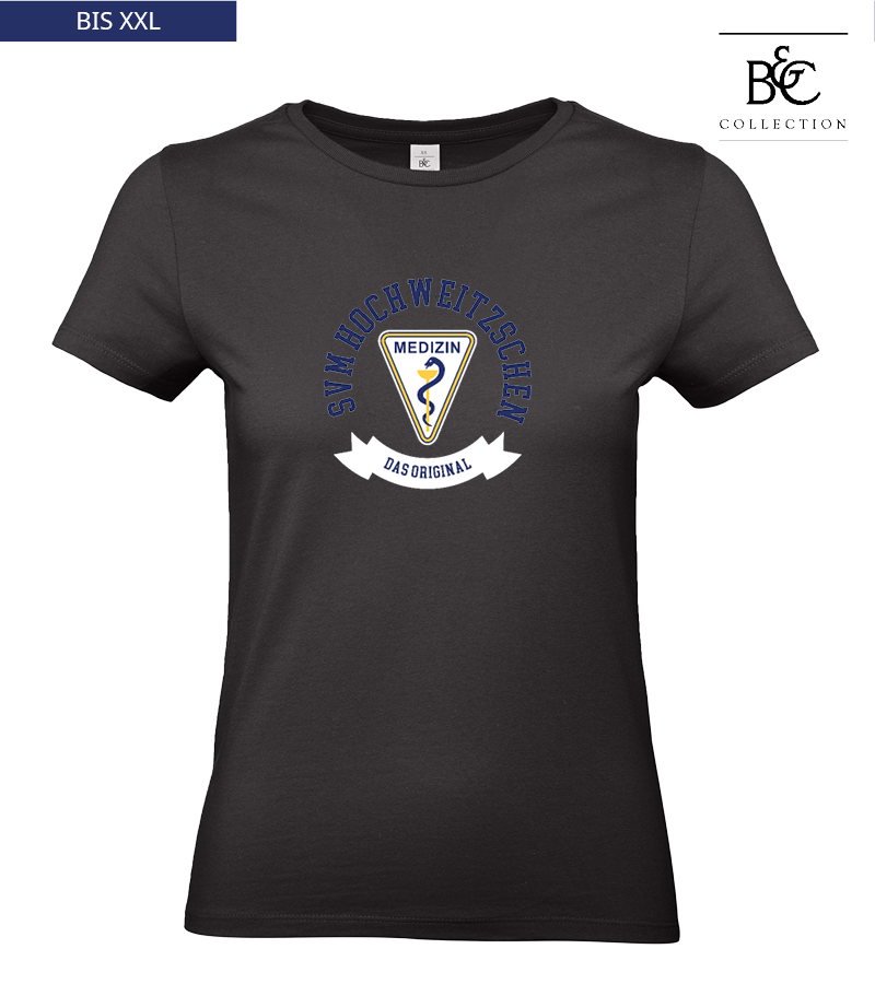 B&C Damen T-Shirt Black "Bono"