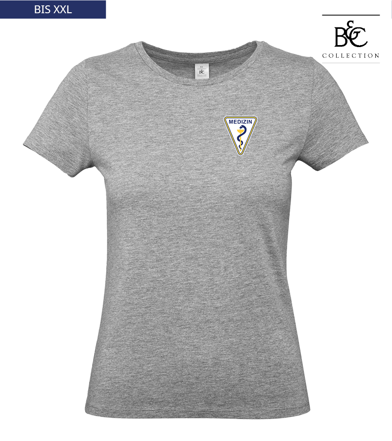 B&C Damen T-Shirt Sports Grey "Anton"