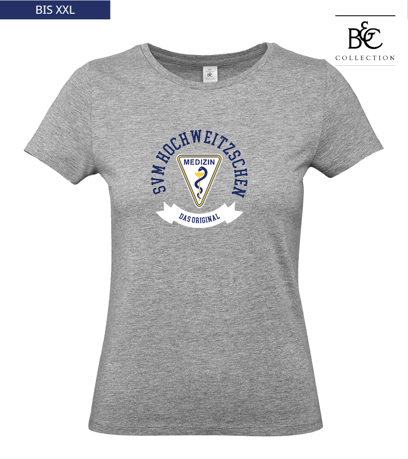 B&C Damen T-Shirt Sports Grey "Bono"