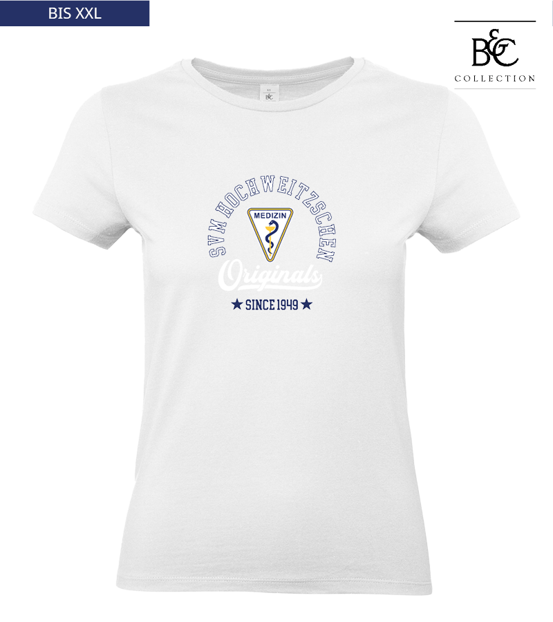 B&C Damen T-Shirt White "Jacob"