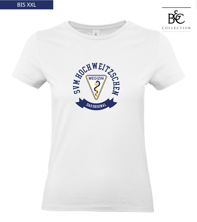 B&C Damen T-Shirt White "Bono"