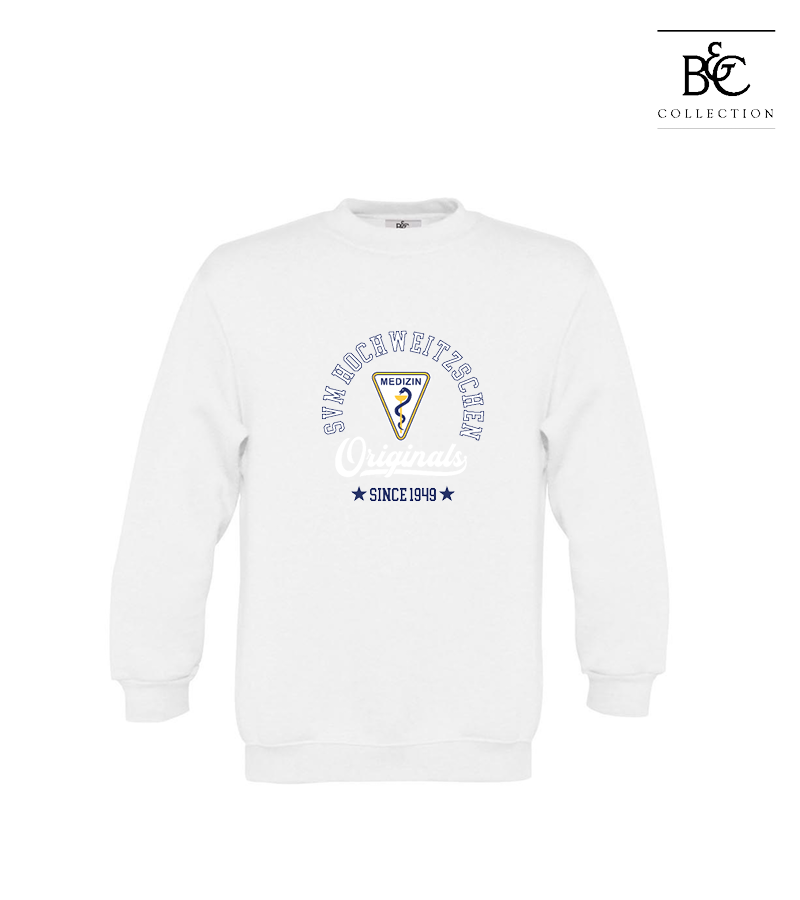 B&C Kinder Sweatshirt White "Jacob"