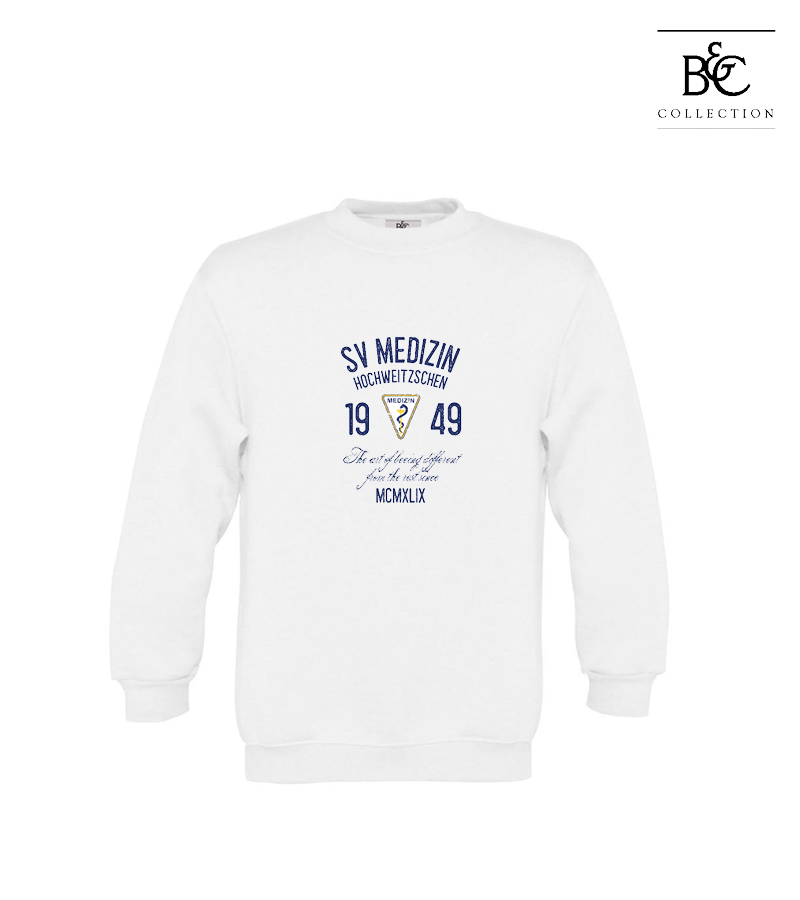 B&C Kinder Sweatshirt White "Isack"