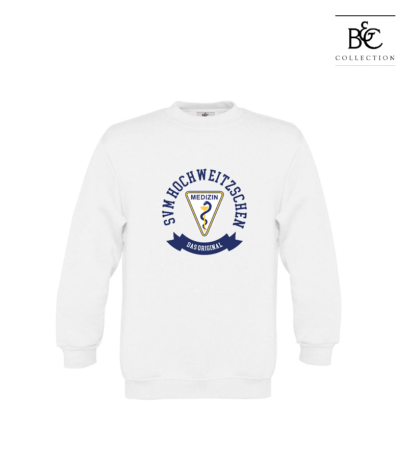 B&C Kinder Sweatshirt White "Bono"