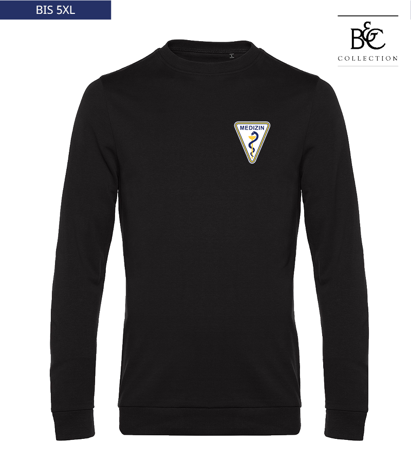 B&C Herren Sweatshirt Black Pure "Anton"