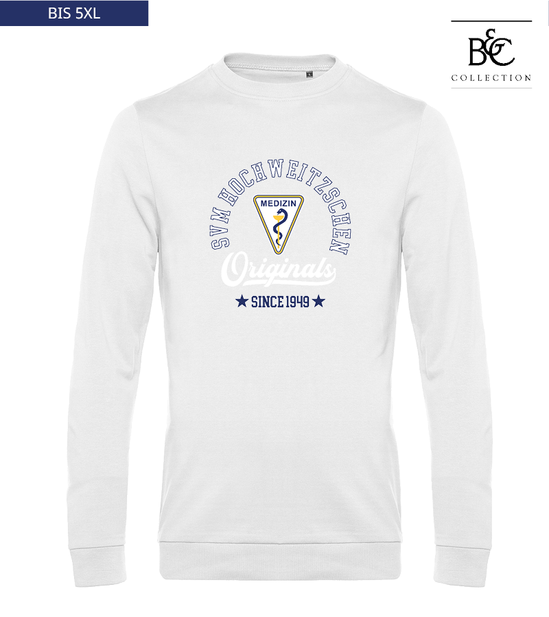 B&C Herren Sweatshirt White "Jacob"