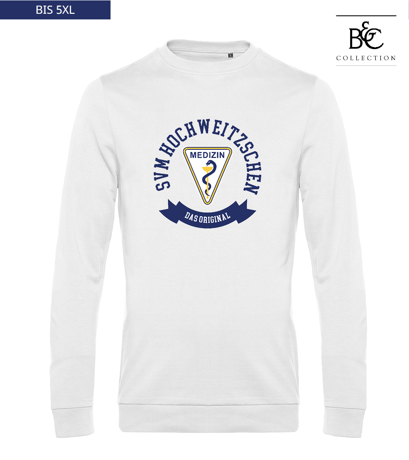 B&C Herren Sweatshirt White "Bono"