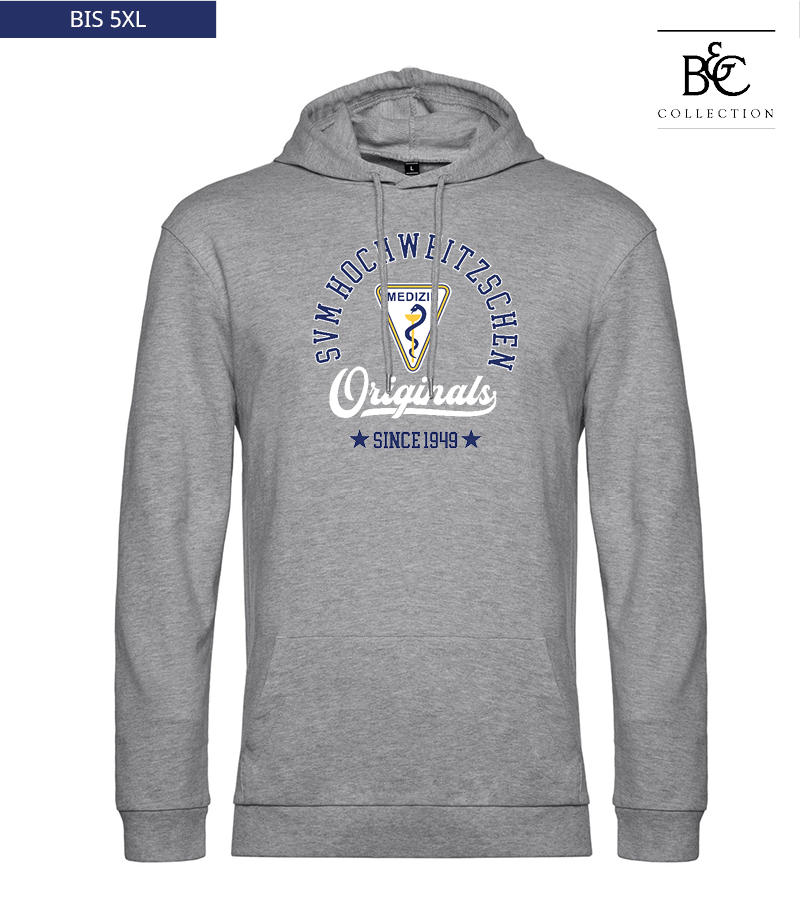 B&C Herren Hoodie Heather Grey "Jacob"