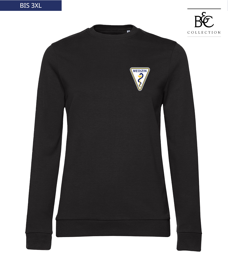 B&C Damen Sweatshirt Black Pure "Anton"