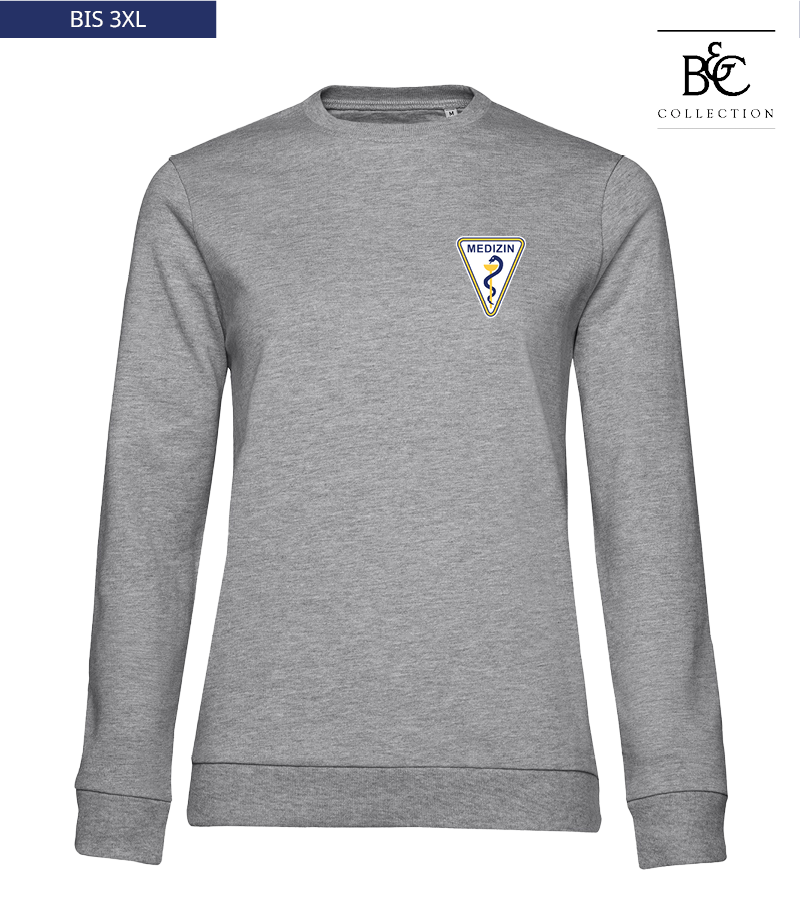 B&C Damen Sweatshirt Heather Grey "Anton"