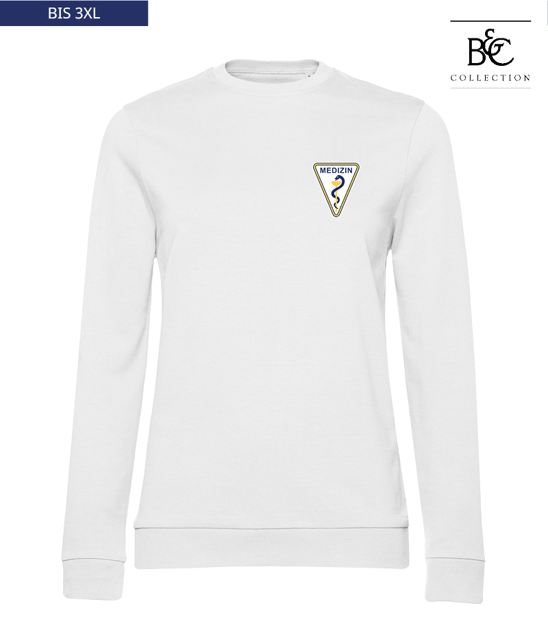 B&C Damen Sweatshirt White "Anton"