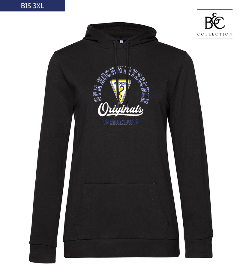 B&C Damen Hoodie Black Pure "Jacob"