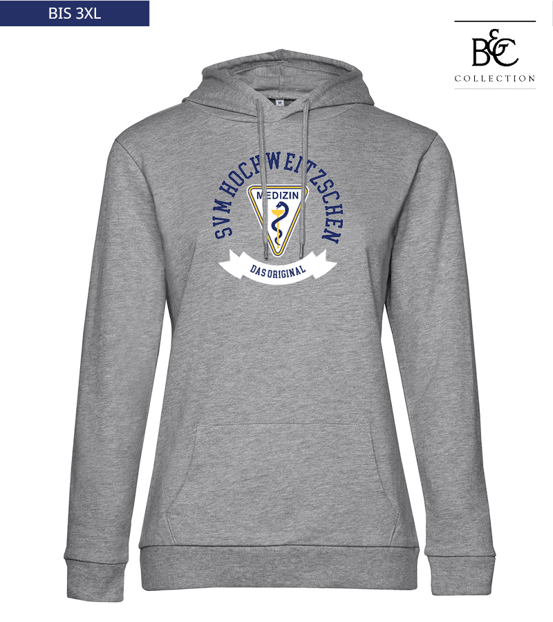 B&C Damen Hoodie Heather Grey "Bono"