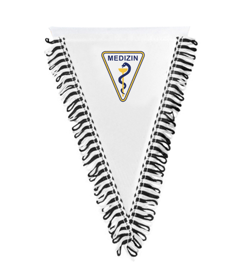 Wimpel dreieckig Black White "Anton"