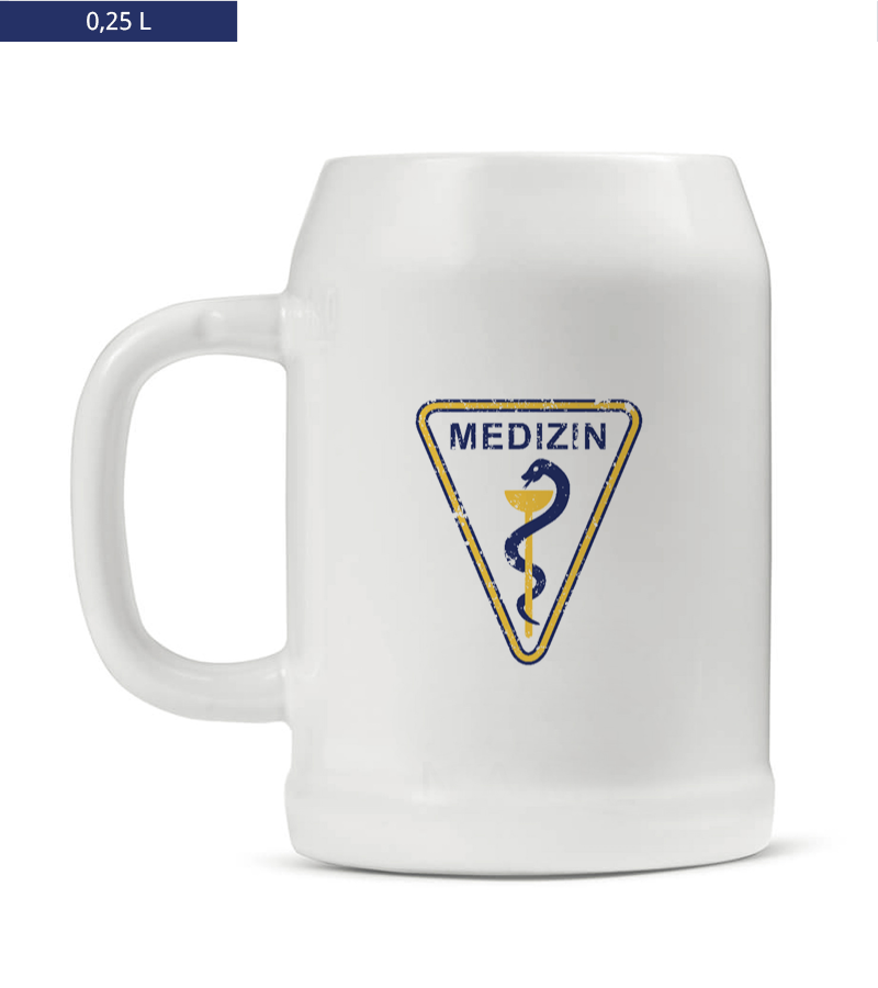 Bierkrug 0,25l White "Uwe" B