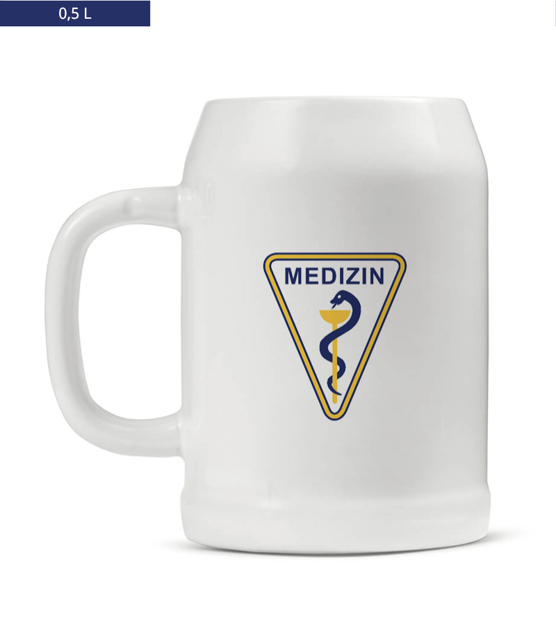 Bierkrug 0,5l White "Anton" B