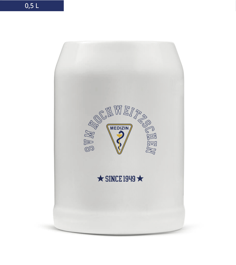 Bierkrug 0,5l White "Jacob" A