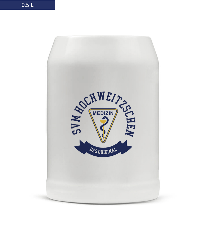 Bierkrug 0,5l White "Bono" A