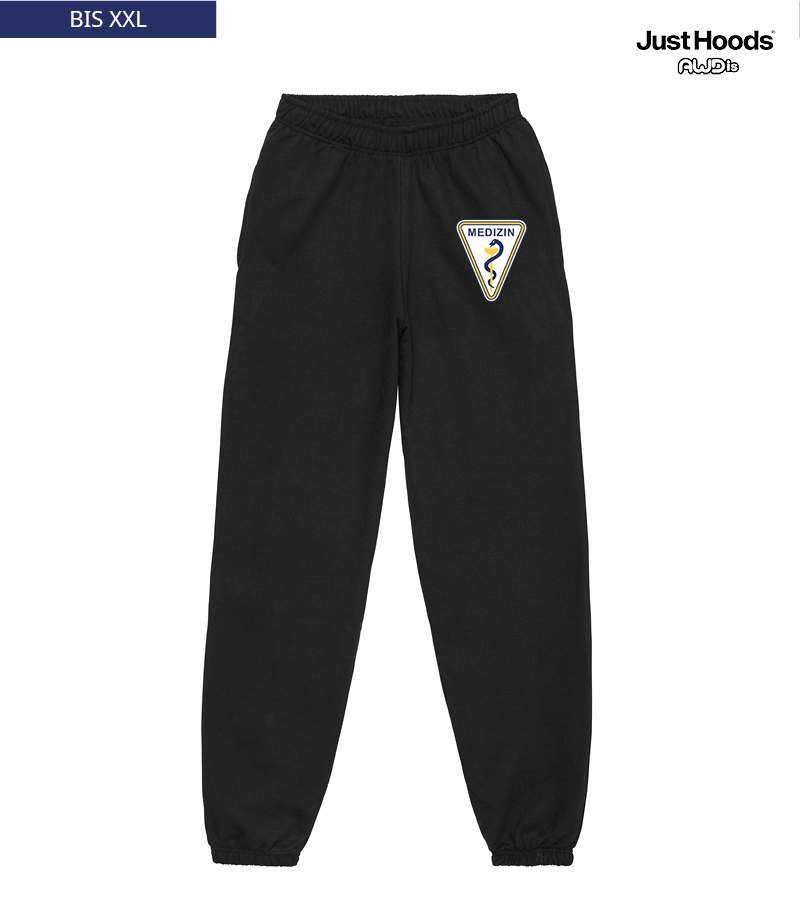Just Hoods Herren Jogginghose Jet Black "Anton"