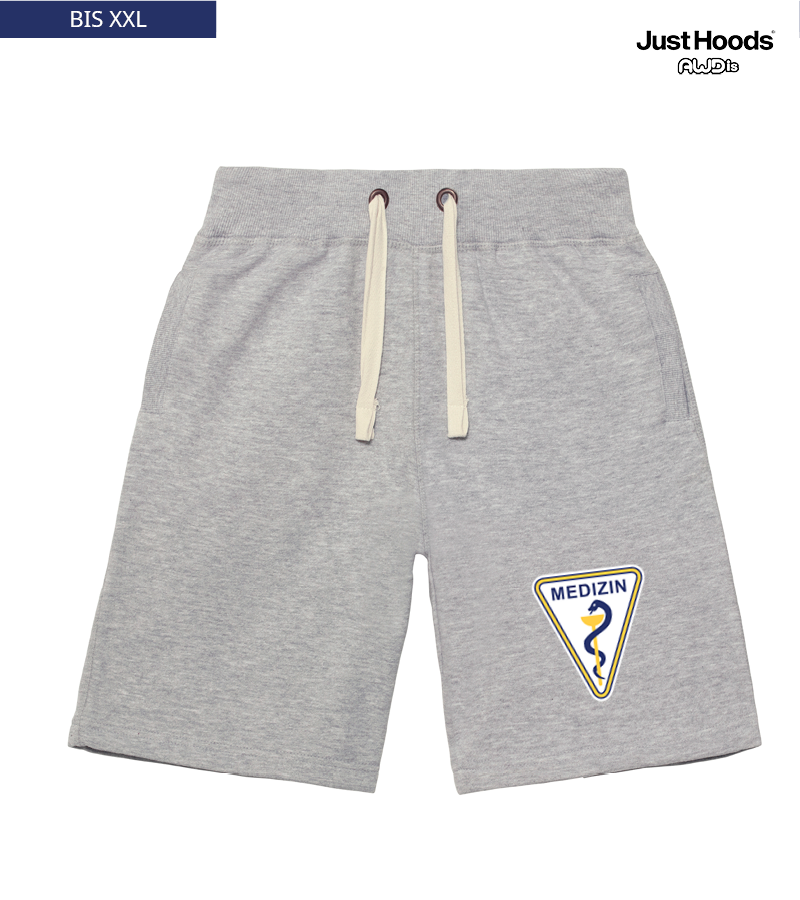 Just Hoods Herren Shorts Heather Grey "Anton"
