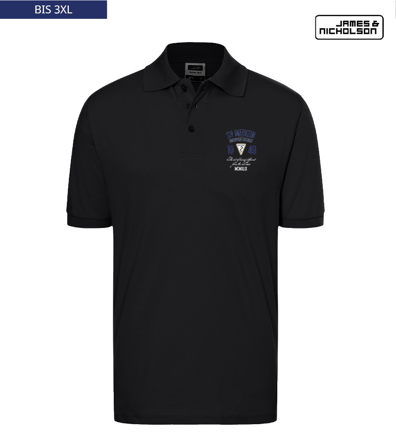 J+N Herren Polo-Shirt Black "Isack"