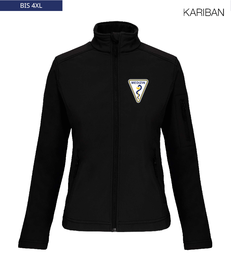 Kariban Damen Softshelljacke Black "Anton"