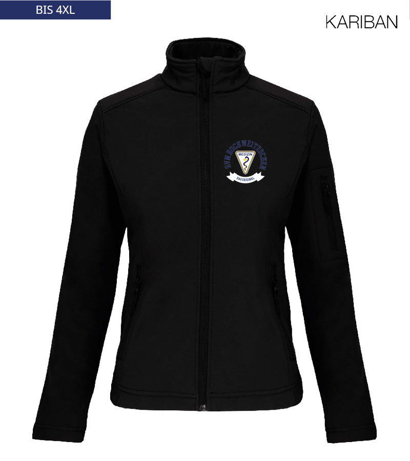 Kariban Damen Softshelljacke Black "Bono"