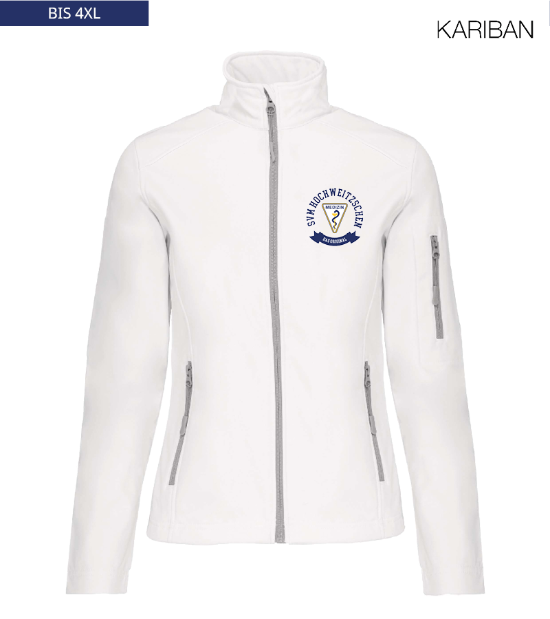 Kariban Damen Softshelljacke White "Bono"