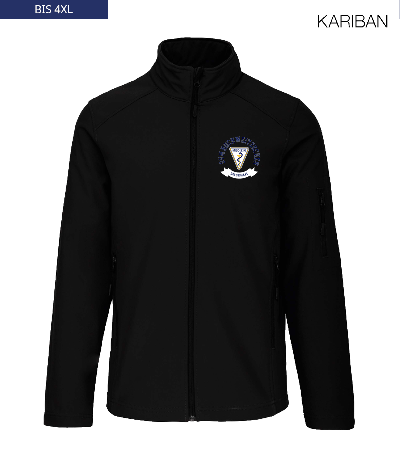 Kariban Herren Softshelljacke Black "Bono"