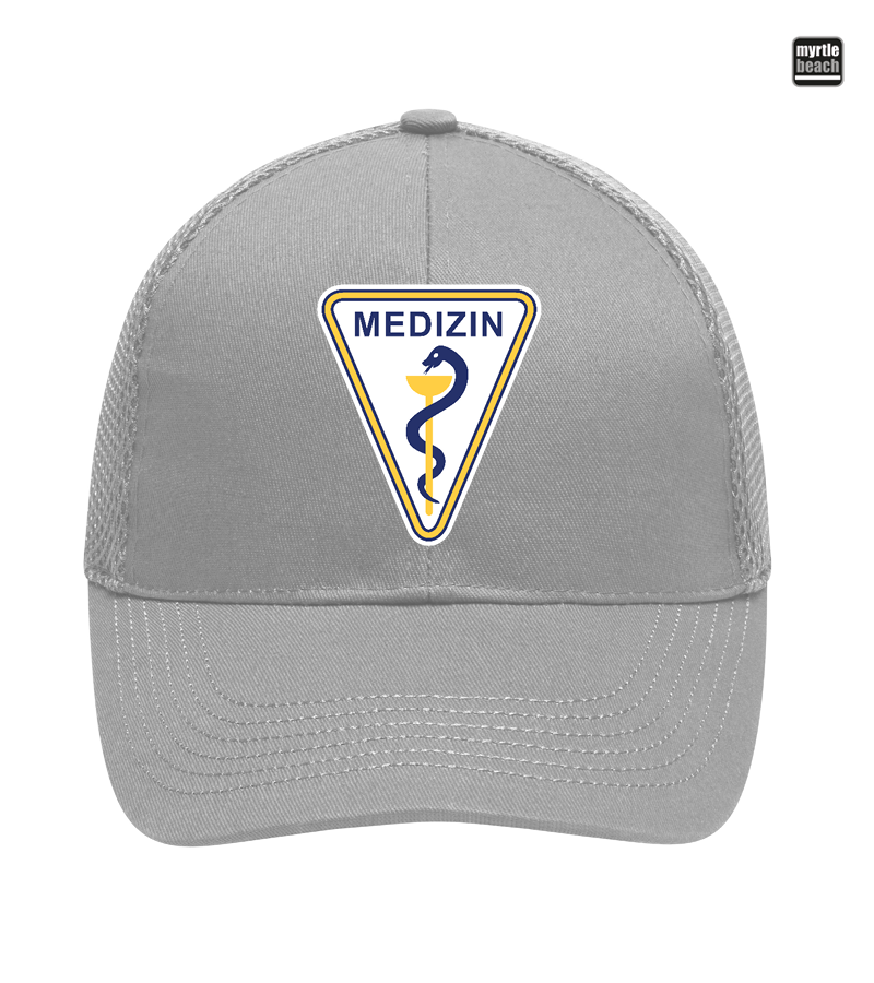 Myrtle Beach Unisex 6 Panel Air Mesh Cap Light Grey "Anton"