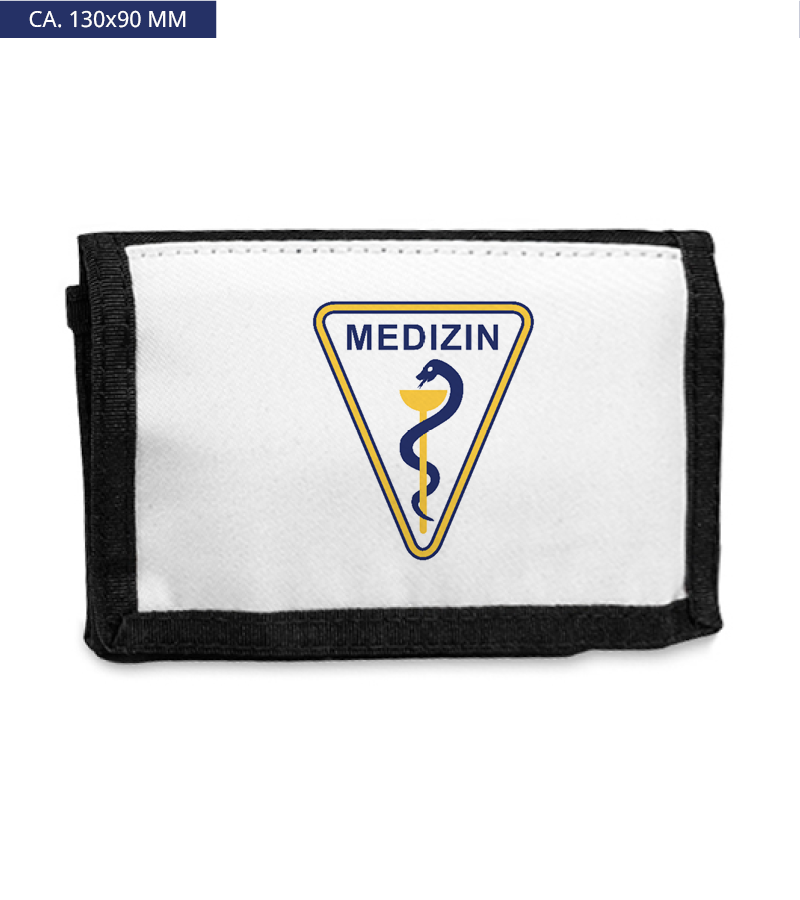 Geldbörse Klettverschluß Black "Anton"