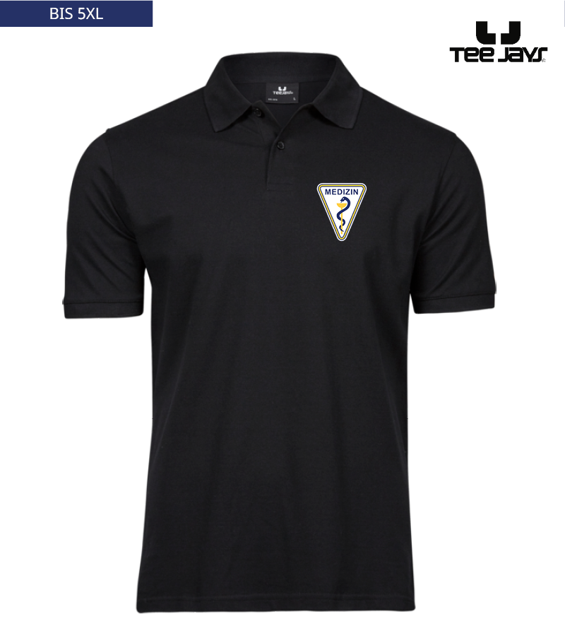 Tee Jays Herren Heavy Polo-Shirt Black "Anton"
