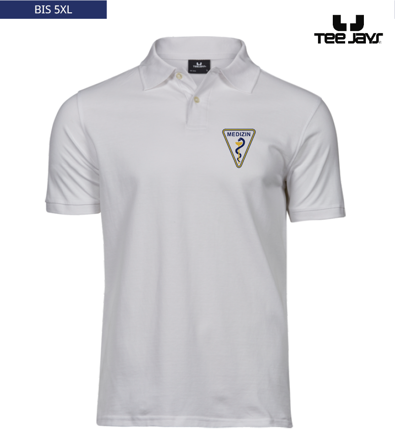 Tee Jays Herren Heavy Polo-Shirt White "Anton"