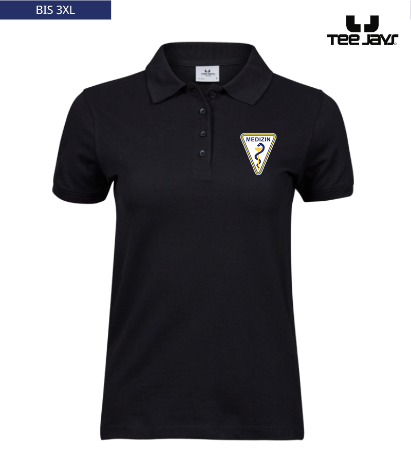 Tee Jays Damen Heavy Polo-Shirt Black "Anton"