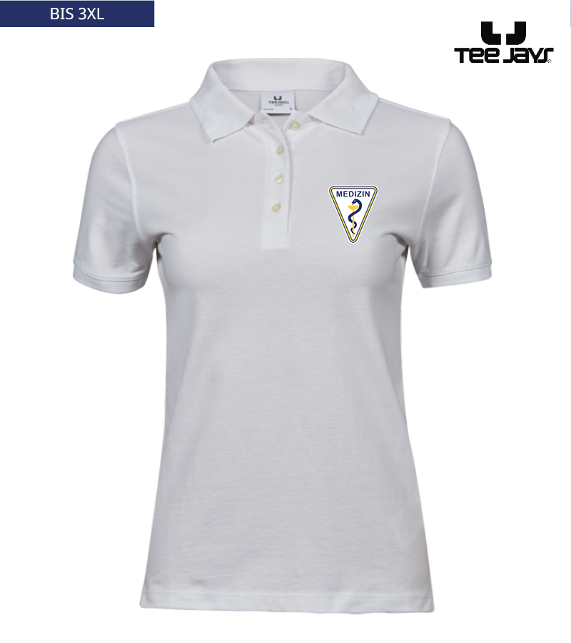 Tee Jays Damen Heavy Polo-Shirt White "Anton"